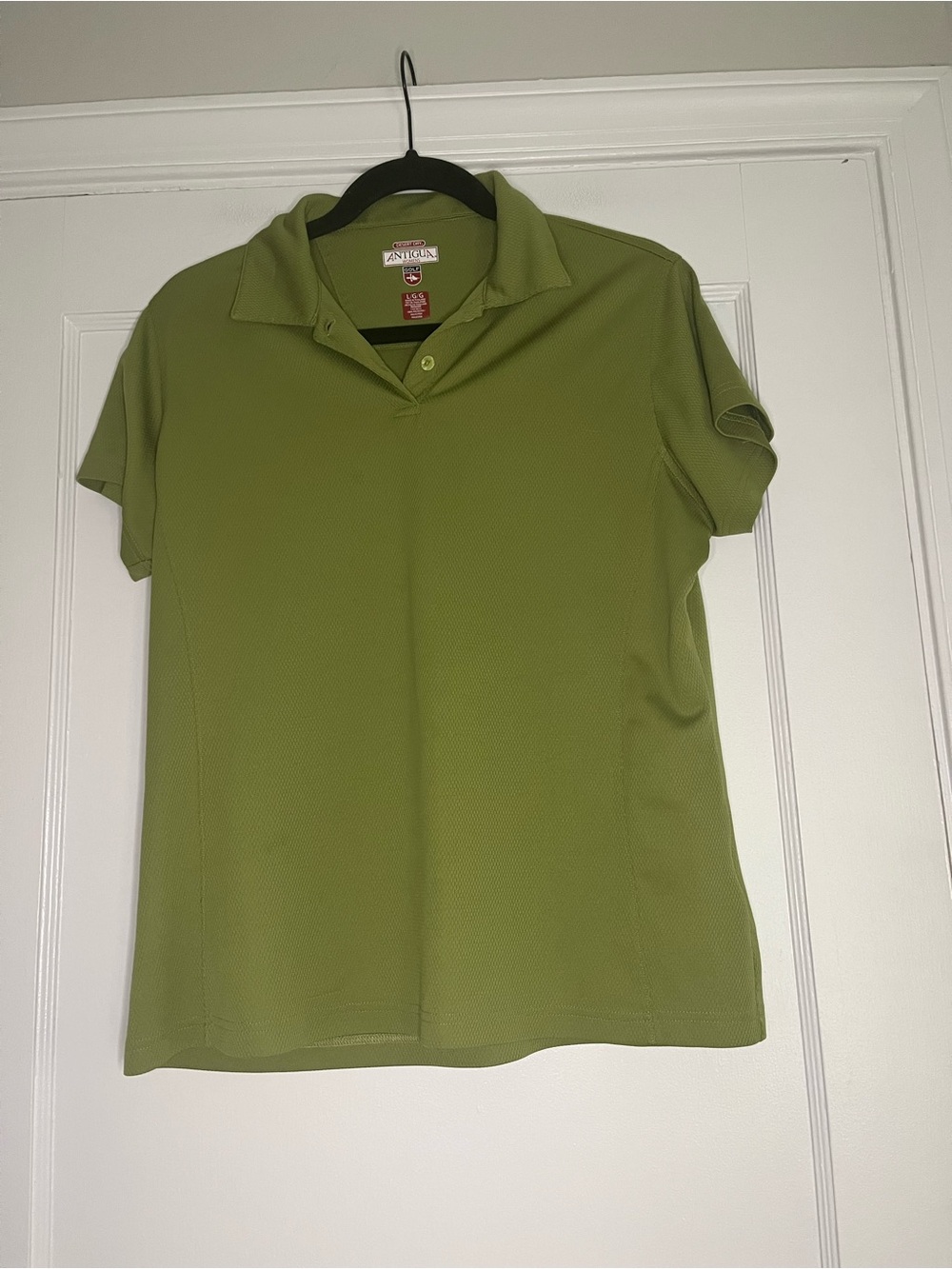 Antigua Green Polo-Style Golf Top Women's Large